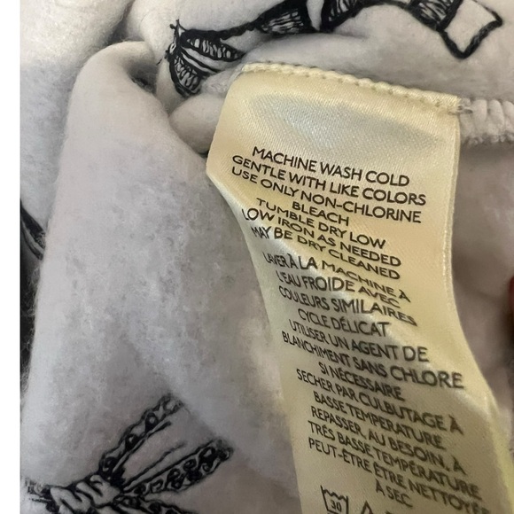 Maeve by Anthropologie Bow Print Puff Sleeve Sweatshirt – Size Large - Picture 5 of 6